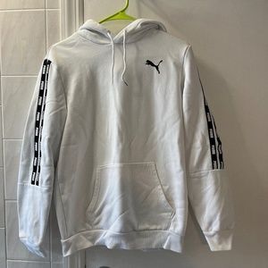 White puma hoodie size small